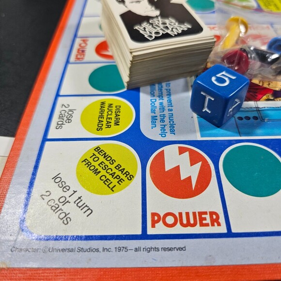 The Six Million Dollar Man Board Game Vtg 1975 Parker Brothers Complete Austin - Picture 3 of 5